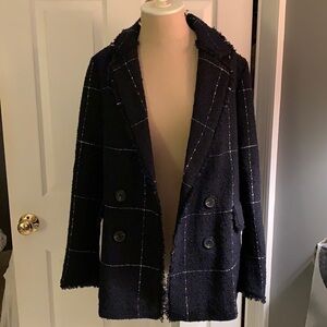 Windowpan Check Jacket